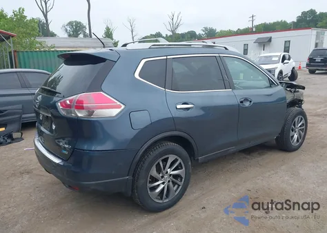 2014 Nissan Rogue Sl from USA, damaged, VIN 5N1AT2MV5EC798364